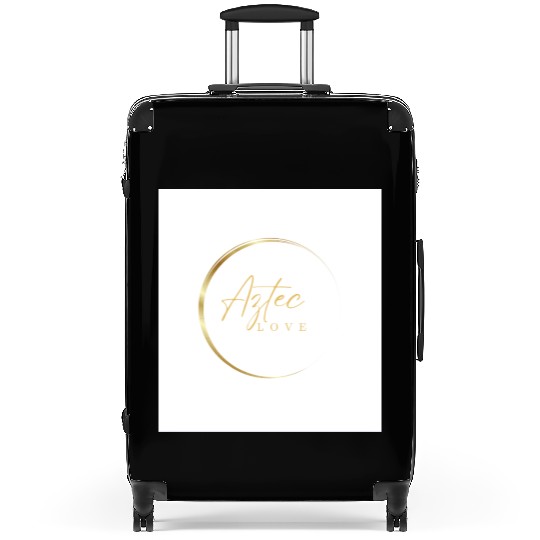 aztec love Suitcases