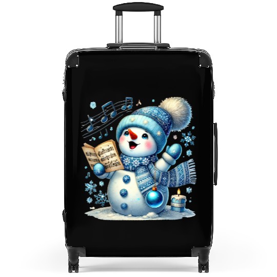 Snowman Christmas, Cute Christmas Suitcases
