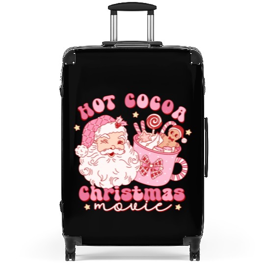 Hot cocoa Christmas movie Suitcases