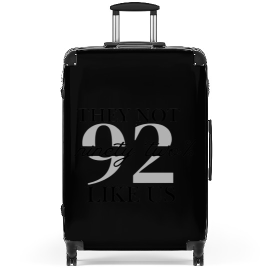 They Not Like Us Graphic Suitcases