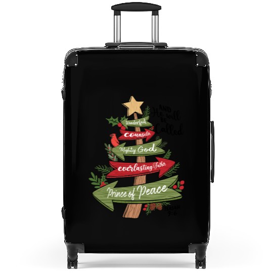 Merry Christmas, Tree Christmas Suitcases