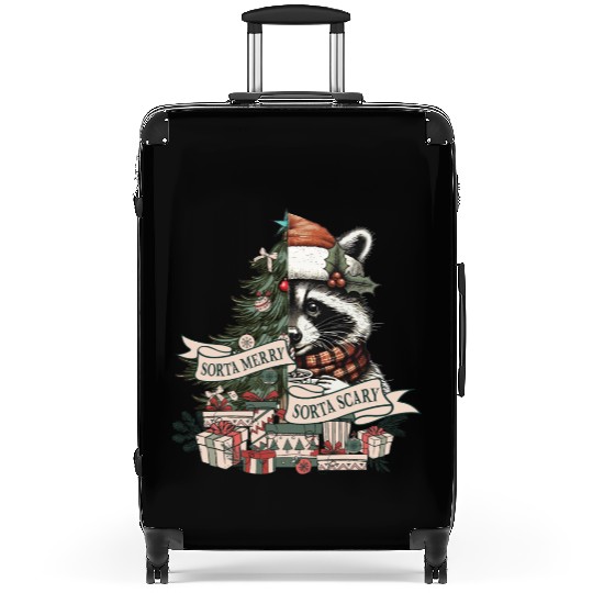 Christmas Tree, Merry Christmas Suitcases