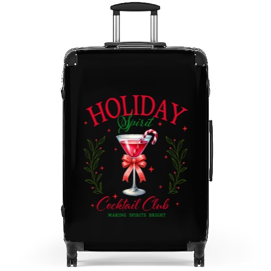 Holiday Spirit Cocktail Club Suitcases