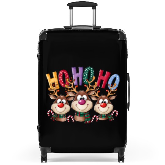 Ho Ho Ho Deer Suitcases