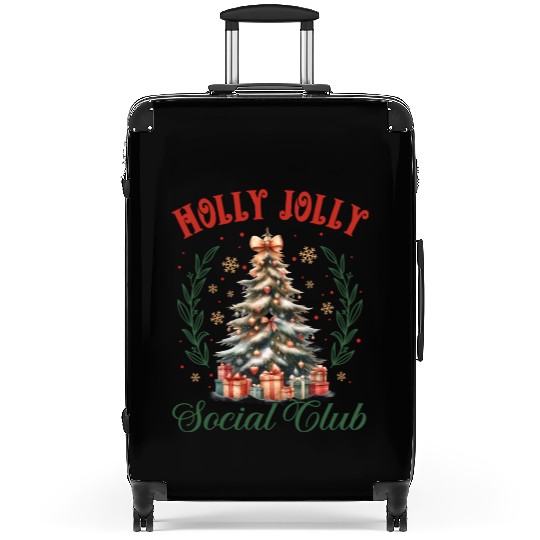 Holly Jolly Nutcracker, Merry Christmas Suitcases
