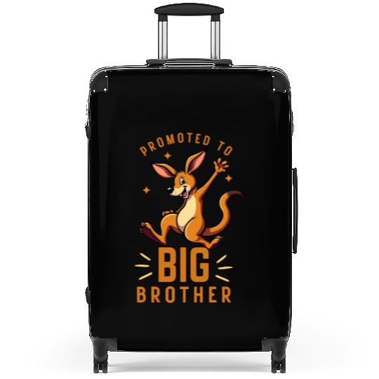 Promoted to Big Brother - Funny Kangaroo Australia Suitcases