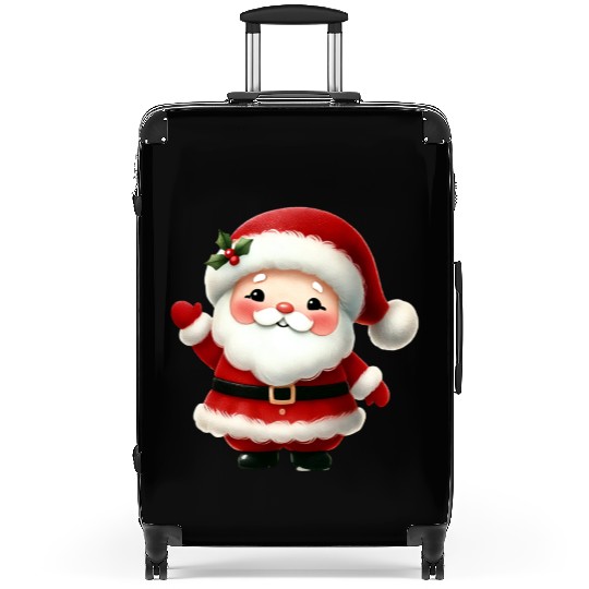 Santa Christmas, Christmas Retro Suitcases