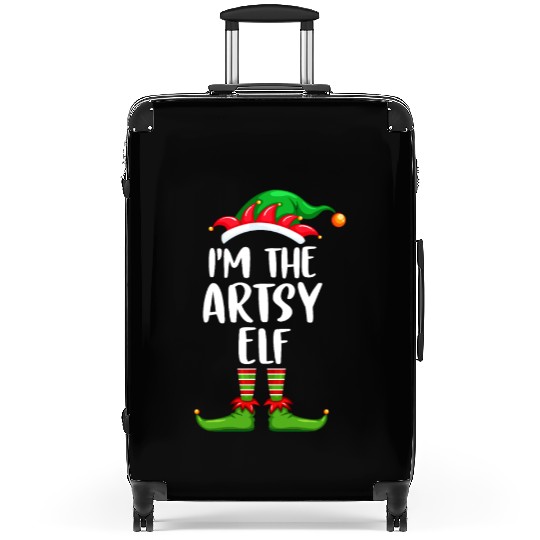 I'm The Artsy Elf Suitcases Matching Family Christmas