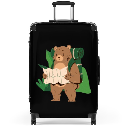 Green Playful Adventure Camp Event Suitcases