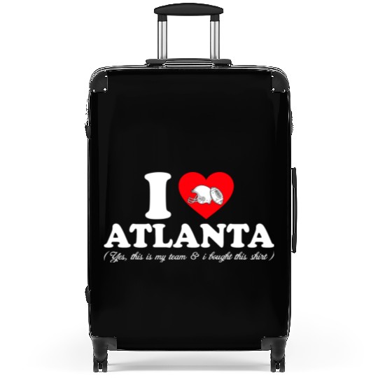 Groovy I Love Atlanta Suitcases