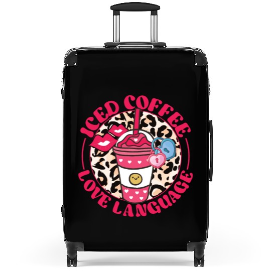 Iced Coffee Love Language Suitcases