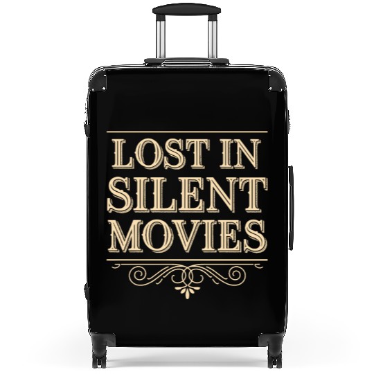 Silent Movie Fan Vintage Cinema Classic Film Lover Suitcases