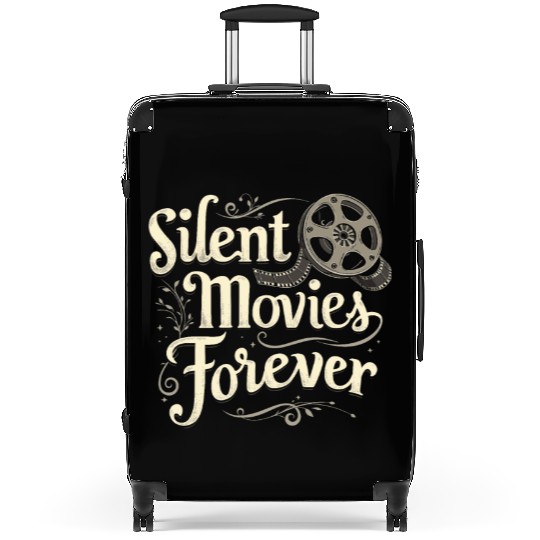 Silent Movie Fan Vintage Cinema Classic Film Lover Suitcases