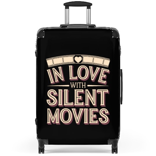 Silent Movie Fan Vintage Cinema Classic Film Lover Suitcases
