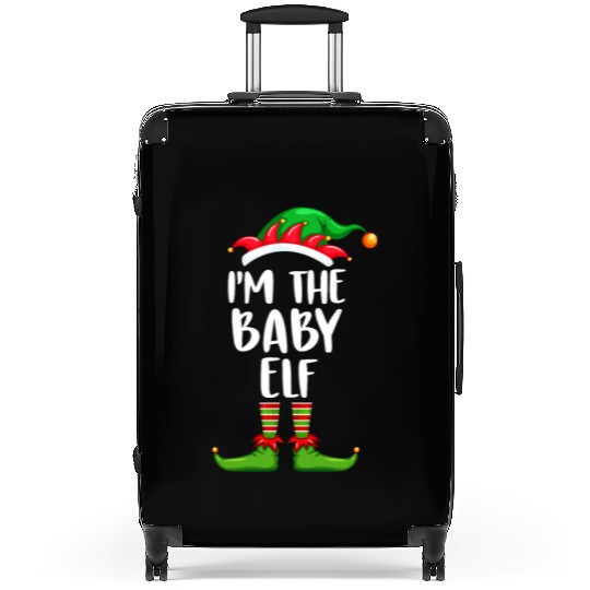 I'm The Baby Elf Suitcases Matching Family Christmas
