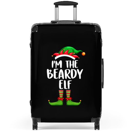 I'm The Beardy Elf Suitcases Matching Family Christmas