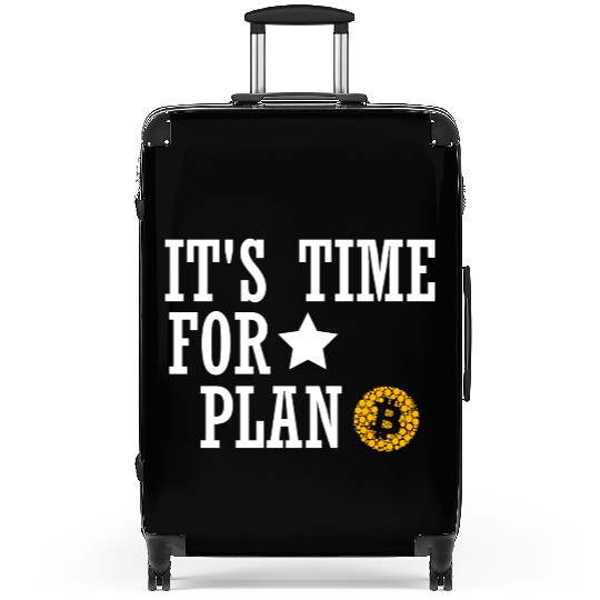 Funny Bitcoin Plan P Suitcases Crypto Trader Suitcases