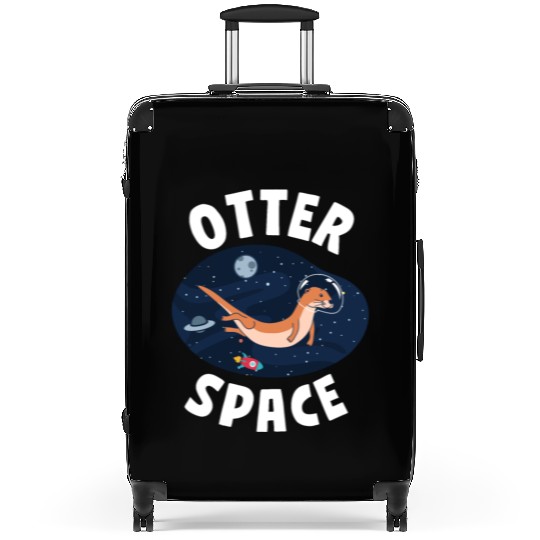 Otter Pun Space Science Astronaut Suitcases