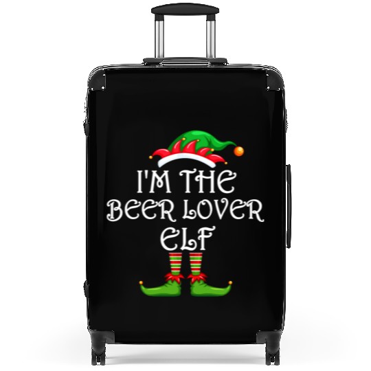I'm The Beer Lover Elf Suitcases Matching Family