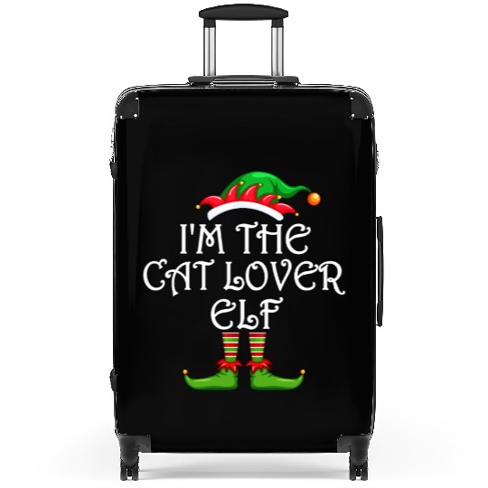 I'm The Cat Lover Elf Suitcases Matching Family