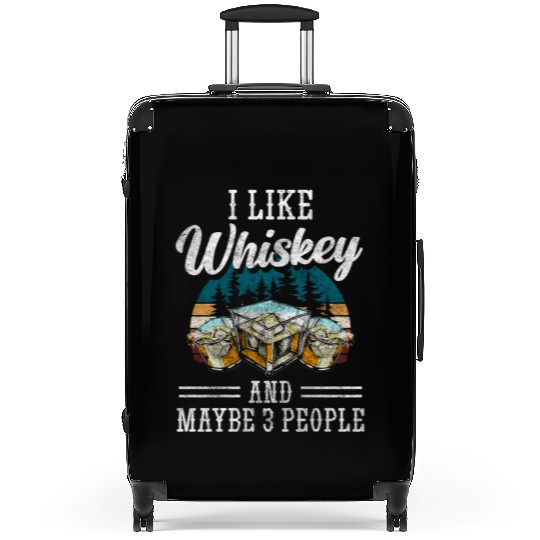 Alcohol Lifestyle Ice Cubes Suitcases