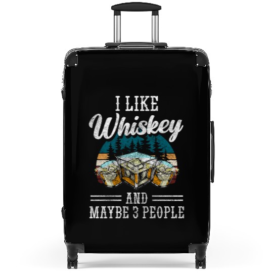 Alcohol Lifestyle Ice Cubes Suitcases