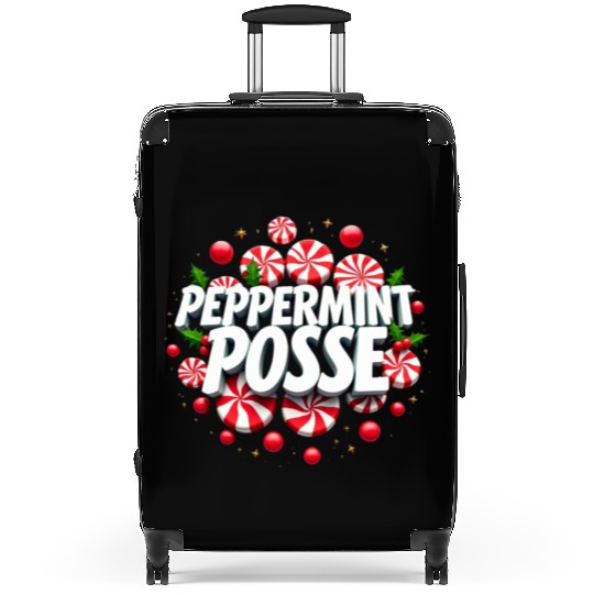 Peppermint Posse Suitcases