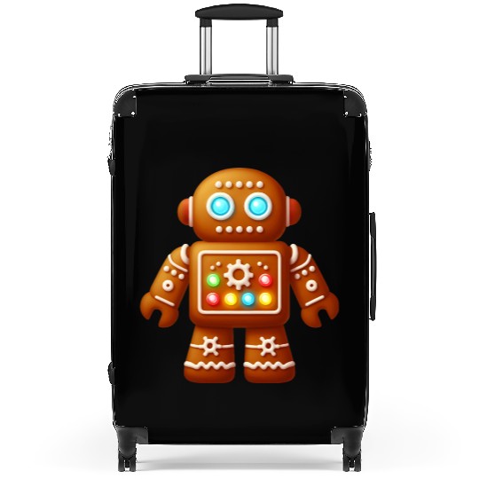 GingerTech Technology Gingerbread Man Suitcases