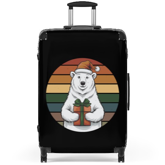 Christmas Polar Bear Suitcases