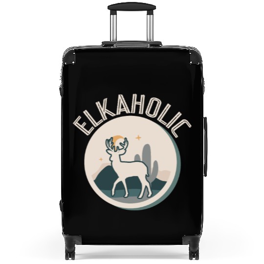 Elk Hunting Elkaholic Hunters Suitcases