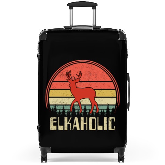 Elk Hunting Elkaholic Hunters Suitcases