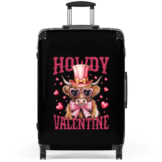 Howdy Valentine Suitcases