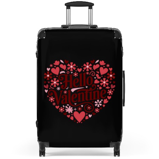 Hello Valentine Sublimation Suitcases