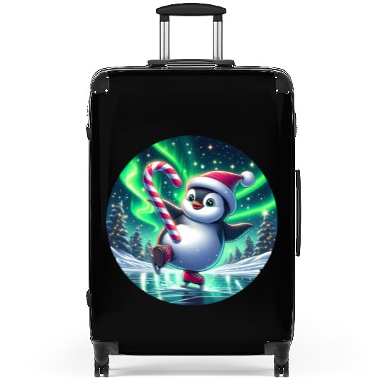 Penguin's Northern Lights Skate Suitcases