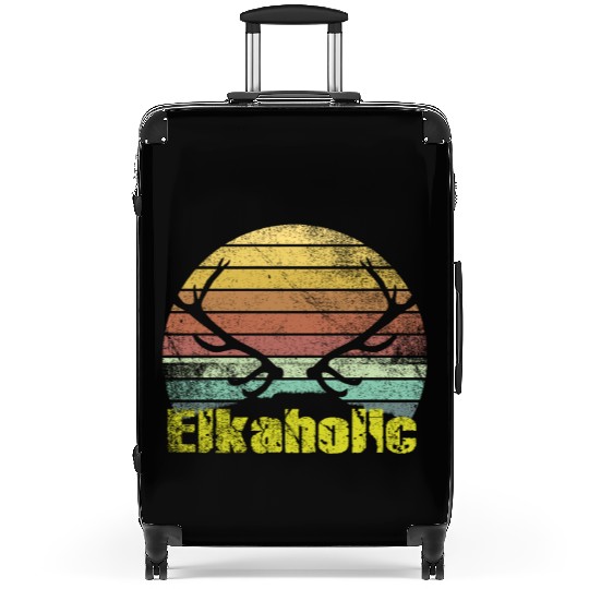 Elk Hunting Elkaholic Hunters Suitcases