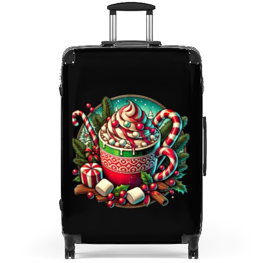 Festive Hot Cocoa Christmas Delight Suitcases