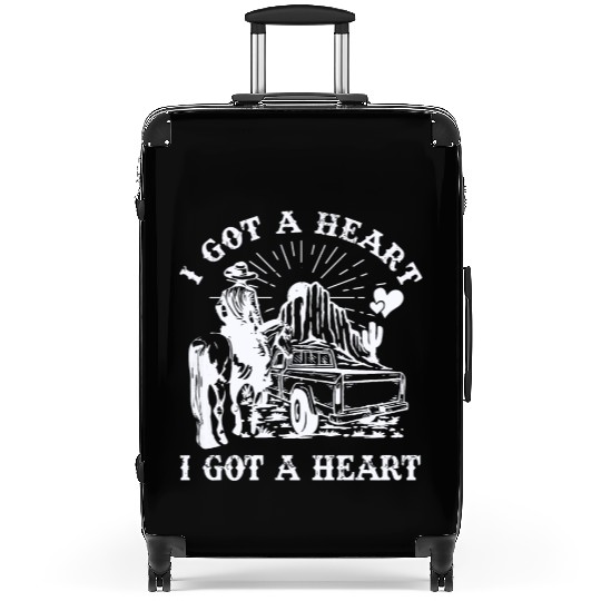 I Got A Heart Like A Truck Suitcases