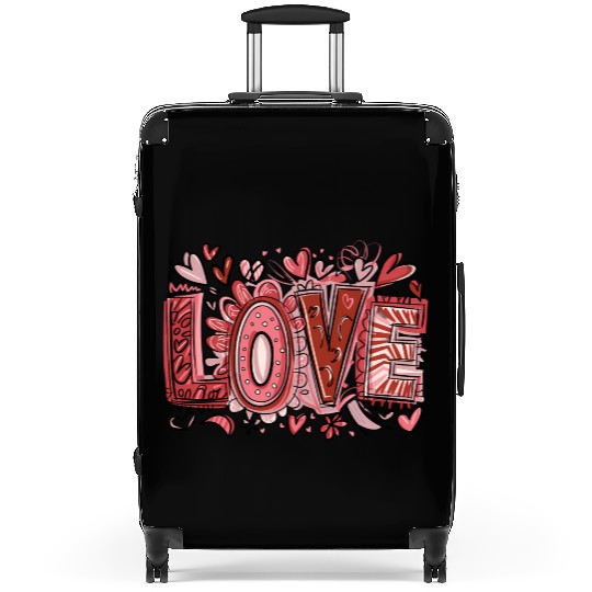 Valentines Day, Valentine Retro Suitcases