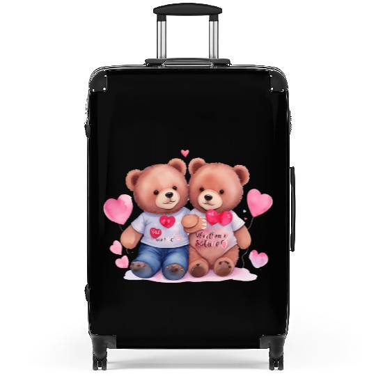 Valentines, Valentines Day, Retro Valentine Suitcases