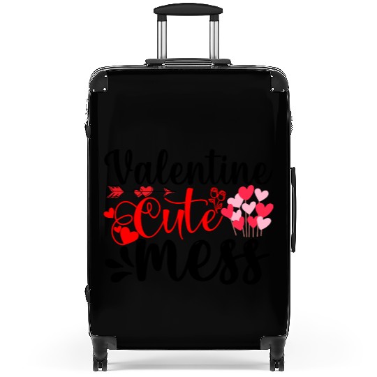 Valentine Cute Mess Suitcases