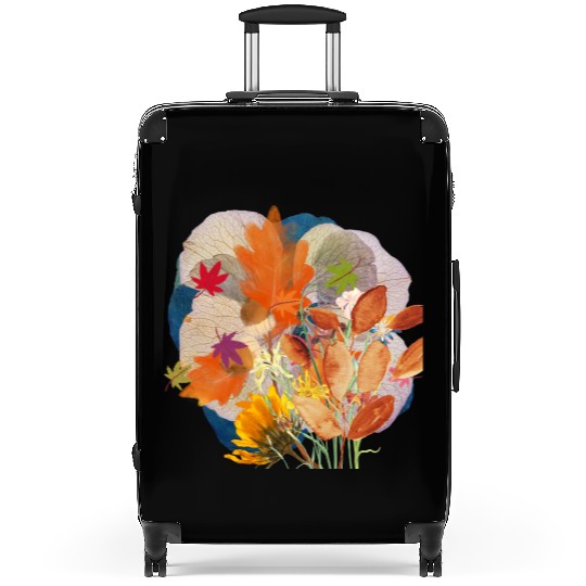 Laves and Flower Use for All Over Print for Ladies Suitcases