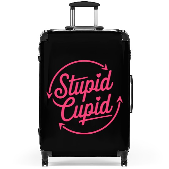 Stupid Cupid Sublimation Suitcases