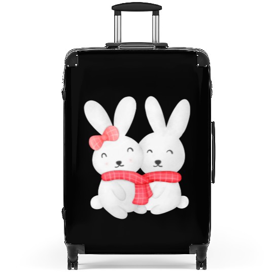 Valentine Rabbit Suitcases