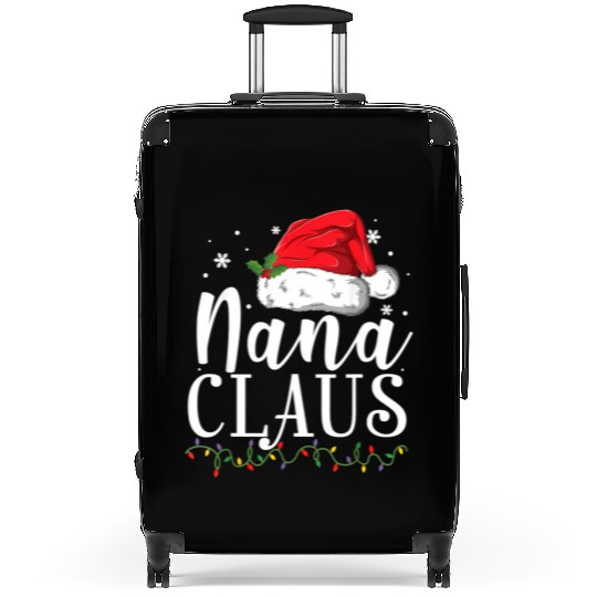 Funny Nana Claus Christmas Pajamas Santa Gift Suitcases