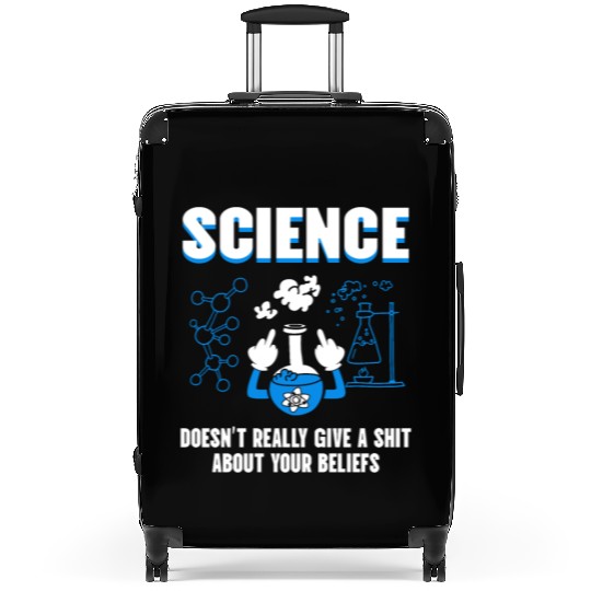Science humour gstudent, physics, chemistry Suitcases