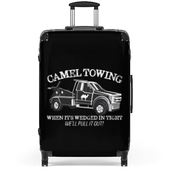 Retro Camel Towing Suitcases