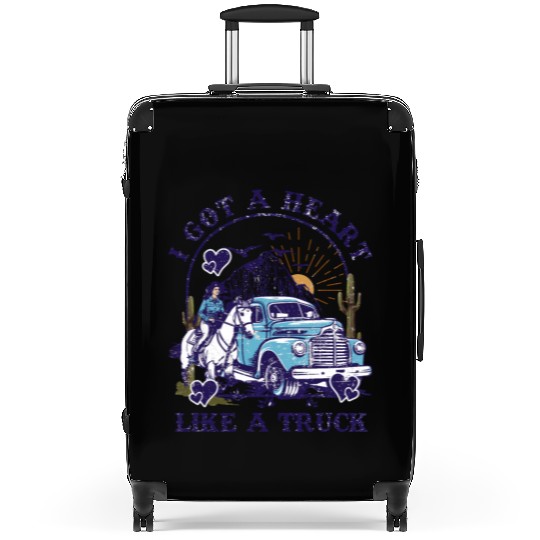 I Got A Heart Like A Truck Suitcases