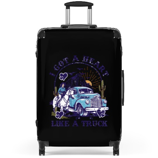 I Got A Heart Like A Truck Suitcases
