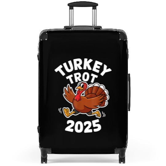 Funny Thanksgiving Turkey Trot 2025 Suitcases