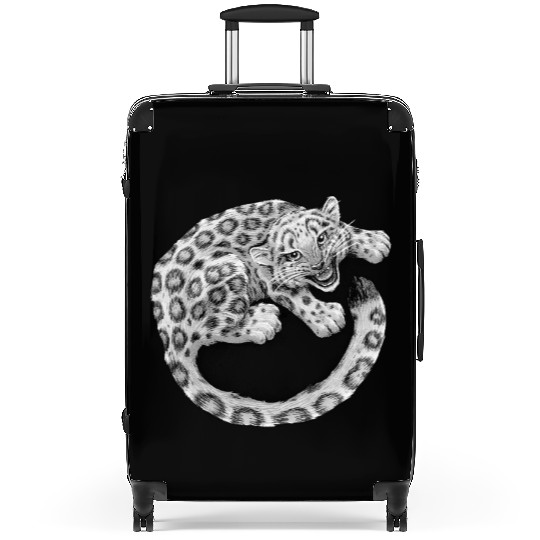 Snow Leopard Cub Suitcases